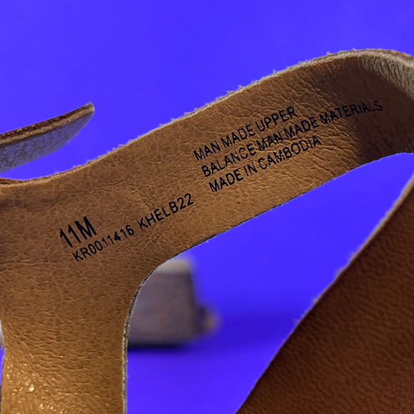 Korks-Ease Women's Size 11 M Marley Tan Ankle Strap Platform Wedges Sandals-NEW - Picture 8 of 8